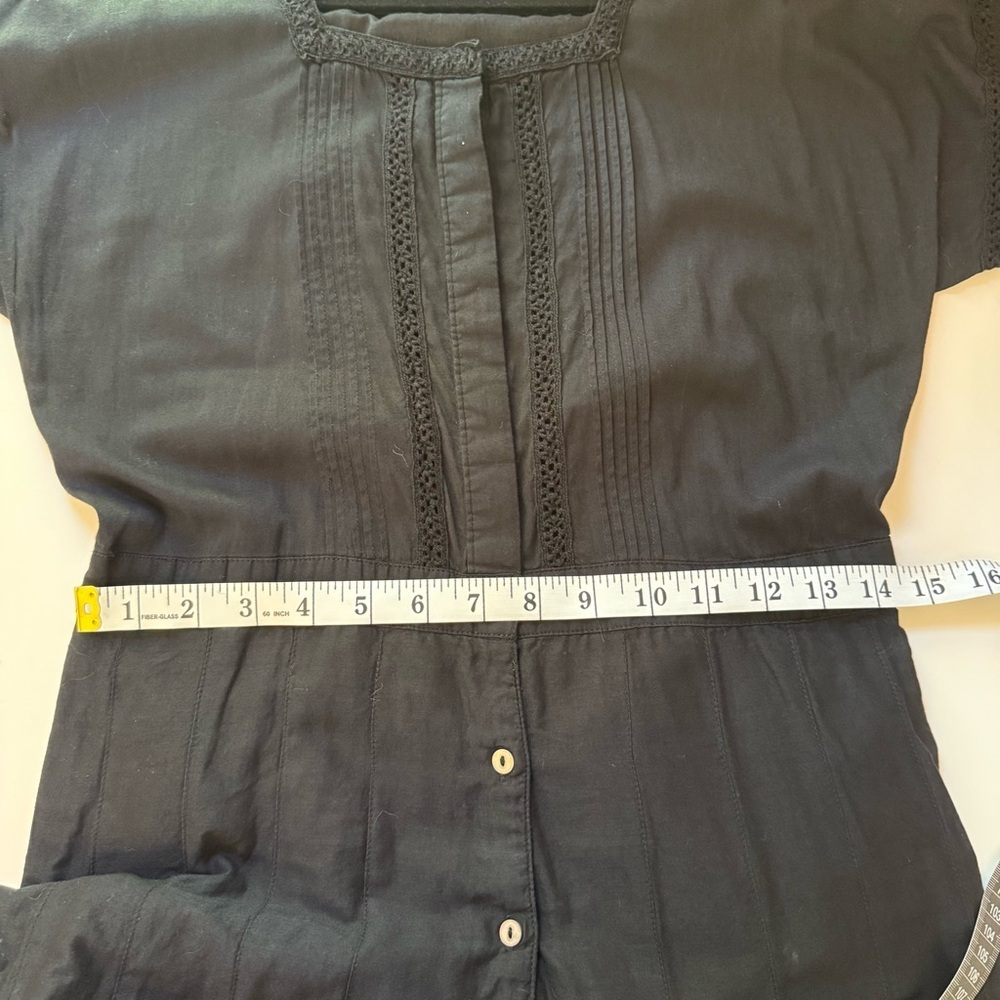 Loveshackfancy Edie Dress in Black Lace and Cotton Medium - Picture 14 of 14
